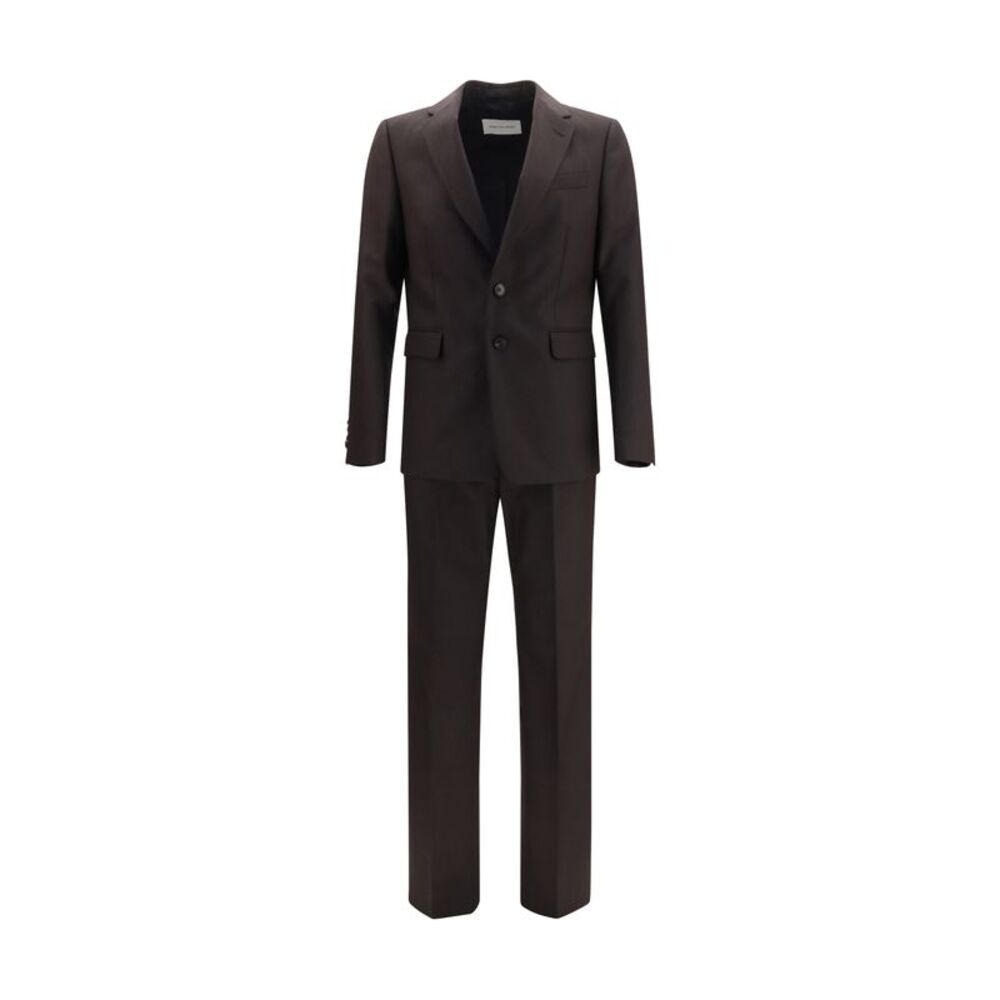 Dries Van Noten Men Chevron Wool Suit